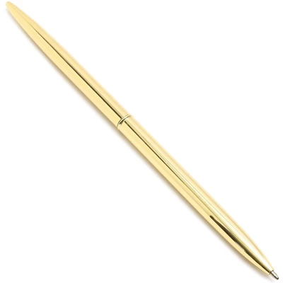Juvale 12 Pack Retractable Gold Ballpoint Pens Bulk Set For Office Supplies, Black Ink (6.4 In) 3 Juvale 12 Pack Retractable Gold Ballpoint Pens Bulk Set For Office Supplies, Black Ink (6.4 In) - Image 3