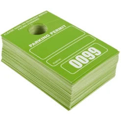 Juvale 100 Pack Temporary Parking Permit Hang Tags Numbered 0001- 0100, Hanging Passes For Car Mirrors, Bulk, Green, 3.15 X 4.75 In 7 Juvale 100 Pack Temporary Parking Permit Hang Tags Numbered 0001- 0100, Hanging Passes For Car Mirrors, Bulk, Green, 3.15 X 4.75 In -Juvale GUEST 0367aedb 5bb1 44f1 a582 bc14141831af