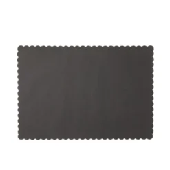 100-Pack Black Party Paper Placemats Rectangular Tabletop Mats With Wavy Edge 13 100-Pack Black Party Paper Placemats Rectangular Tabletop Mats With Wavy Edge -Juvale GUEST 03dcef97 e403 4517 91dd e0d708c7b60a
