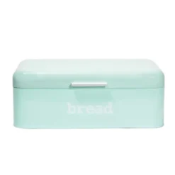 Juvale Stainless Steel Bread Box For Kitchen Countertop, Large Bread Box Bagel Bin For 2 Loaves, English Muffins, Mint Green, 17 X 9 X 6.5 In 9 Juvale Stainless Steel Bread Box For Kitchen Countertop, Large Bread Box Bagel Bin For 2 Loaves, English Muffins, Mint Green, 17 X 9 X 6.5 In -Juvale GUEST 04419c6e 6b1f 4473 a13e 8eb6449ebe37