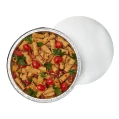 Juvale 25 Pack Round Aluminum Pan With Lids For Baking, Disposable Tin Foil Containers For Roasting, 9 Inches -Juvale GUEST 0518833c eb7d 4fba 8e49 848102340a78