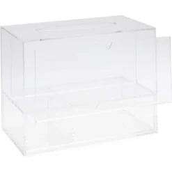 Juvale Acrylic Tissue Box Cover Dispenser Holder With Drawer For Bathroom, Clear, Rectangular, 9.3 X 7 X 5 In 10 Juvale Acrylic Tissue Box Cover Dispenser Holder With Drawer For Bathroom, Clear, Rectangular, 9.3 X 7 X 5 In -Juvale GUEST 06720707 a6f9 4a06 a83e a53a04fc0bf6