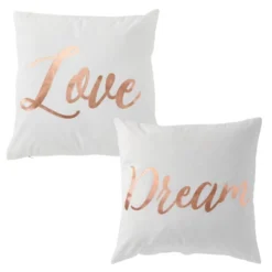 Juvale Set Of 4 Modern Throw Pillow Covers For Couches And Sofas, Home Decor, Live Laugh Love Dream, Rose Gold Prints, 17 X 17 In 13 Juvale Set Of 4 Modern Throw Pillow Covers For Couches And Sofas, Home Decor, Live Laugh Love Dream, Rose Gold Prints, 17 X 17 In -Juvale GUEST 069018e4 c853 49fd 8f51 e29e7167f141