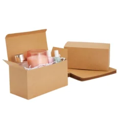 Juvale 20 Pack 9 X 4.5 X 4.5 Inch Brown Gift Boxes With Lids, Brown Paper Tumbler Box For Present Wrapping, Shipping, Party Favors, Business Supplies -Juvale GUEST 07abdd04 e1c5 46bf a71c 66c12ecba0a2
