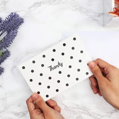 Juvale 144-Pack Bulk Thank You Cards Set With Envelopes, Blank Inside For Birthday Party, Baby Shower, Wedding, All Occasions, 4x6 In 4 Juvale 144-Pack Bulk Thank You Cards Set With Envelopes, Blank Inside For Birthday Party, Baby Shower, Wedding, All Occasions, 4x6 In - Image 4