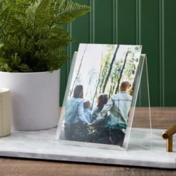 Juvale 6-Pack Acrylic Book Stand For Books, Comics, Phone, Tablet, Clear Easel Display, 4.5x5-Inch Transparent Holder For School, Home, Office -Juvale GUEST 0b56f64b a2b6 48e6 9289 6940f63e128f