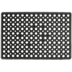 Juvale Black Rubber Welcome Door Mat Nonslip Indoor Outdoor Doormat (23.5 X 15.75 Inches) -Juvale GUEST 0c089802 6224 4191 be92 ed427779dc7e