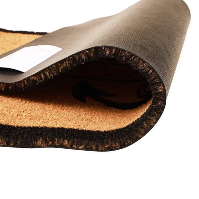 Juvale Dog Coir Doormat, Dogs Welcome People Tolerated, Natural Outdoor Door Mat For Porch (30 X 17 In) 3 Juvale Dog Coir Doormat, Dogs Welcome People Tolerated, Natural Outdoor Door Mat For Porch (30 X 17 In) - Image 3