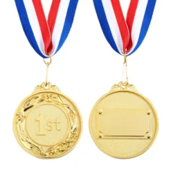 Juvale 6-Pack Gold Round Metal 1st Place Medals For All Ages, Participation Awards With 16 Inch Ribbon For Sports, Tournaments, Competitions, 2.5 In 12 Juvale 6-Pack Gold Round Metal 1st Place Medals For All Ages, Participation Awards With 16 Inch Ribbon For Sports, Tournaments, Competitions, 2.5 In -Juvale GUEST 0c406d36 3131 4b10 b1b3 5dccc1beac22