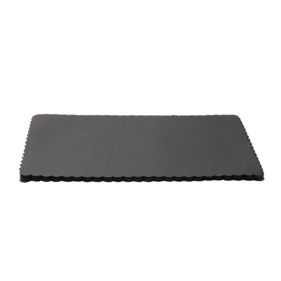 100-Pack Black Party Paper Placemats Rectangular Tabletop Mats With Wavy Edge 8 100-Pack Black Party Paper Placemats Rectangular Tabletop Mats With Wavy Edge - Image 8
