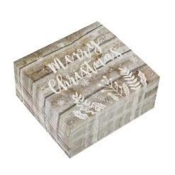 Juvale 100-Pack Wood Panel Merry Christmas Disposable Paper Cocktail Napkins Party Supplies Decorations 9 Juvale 100-Pack Wood Panel Merry Christmas Disposable Paper Cocktail Napkins Party Supplies Decorations -Juvale GUEST 0d8053f0 c292 4be9 8fc4 75b2448abb16