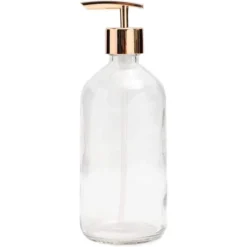 Juvale 2 Pack Glass Hand Soap Dispenser, Decor & Accessories For Kitchen & Bathroom, Clear, 16 Oz -Juvale GUEST 0e22f422 2e60 406a a223 fb31ddacc0c3