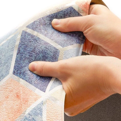 2 Piece Set Anti Fatigue Kitchen Floor Mats, Diamond Pattern Comfort Cushioned Standing Rugs Waterproof, 2 Sizes 2 2 Piece Set Anti Fatigue Kitchen Floor Mats, Diamond Pattern Comfort Cushioned Standing Rugs Waterproof, 2 Sizes - Image 2