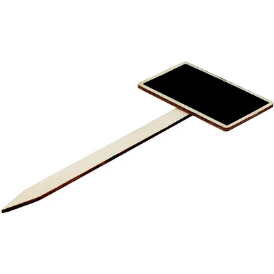 Juvale 24 Pack Plant Marker, Wood Garden Stakes With Chalkboard, Herb Marker Signs, Labels, Tags For Field, Potted Flower 4 Juvale 24 Pack Plant Marker, Wood Garden Stakes With Chalkboard, Herb Marker Signs, Labels, Tags For Field, Potted Flower - Image 4