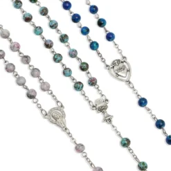 Juvale 12 Pack Rosary Beads, Catholic For Women Men, Assorted Crucifix Pendant Designs (6 Colors) -Juvale GUEST 10f0880a 2cd9 4bf6 936b 51de3adffea5