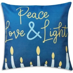 Juvale Set Of 6 Hanukkah Decorative Pillow Case Cushion Covers 18 X 18 In, Blue -Juvale GUEST 12b36f19 38cd 4f2d 90d4 749077109521