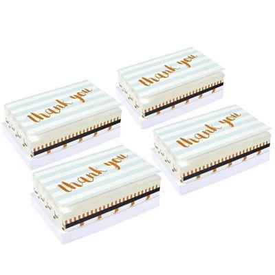 Juvale 144-Pack Bulk Thank You Cards Set With Envelopes, Blank Inside For Birthday Party, Baby Shower, Wedding, All Occasions, 4x6 In 7 Juvale 144-Pack Bulk Thank You Cards Set With Envelopes, Blank Inside For Birthday Party, Baby Shower, Wedding, All Occasions, 4x6 In - Image 7