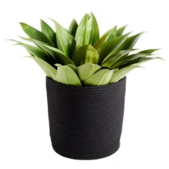 Juvale 2 Pack Decorative Woven Planter Basket With Plastic Liner For Outdoor, Indoor, Floor, Plants, Storage, Black, 10 X 11 In 12 Juvale 2 Pack Decorative Woven Planter Basket With Plastic Liner For Outdoor, Indoor, Floor, Plants, Storage, Black, 10 X 11 In -Juvale GUEST 135376bc b396 478e 9d50 b4e873e15501