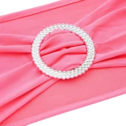 Juvale Pink Chair Sashes With Silver Buckles For Wedding Reception, Baby Shower, Birthday Party, Fits 13.5- To 16.5-Inch Chair Backs (50 Pack) -Juvale GUEST 15408d13 3fc9 4695 9486 a6bd465f326f