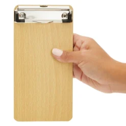 Juvale 12 Pack Mini Wooden Clipboards With Low Profile Clip, 4x8 Wood Clip Boards For Pocket Sized Notepads, Restaurant Receipt -Juvale GUEST 15c81747 89dd 4750 8b17 0f36ead34806