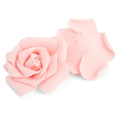 Juvale 100 Pack Foam Pink Flowers, 3 Inch Artificial Stemless Roses For Crafts, Wall Decorations, Wedding Receptions, Spring Decor, And DIY Projects 6 Juvale 100 Pack Foam Pink Flowers, 3 Inch Artificial Stemless Roses For Crafts, Wall Decorations, Wedding Receptions, Spring Decor, And DIY Projects - Image 6