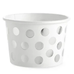 Juvale 50 Pack Paper Ice Cream Cups For Frozen Yogurt, Disposable Dessert Bowls With Silver Foil Polka Dots, 8 Oz 12 Juvale 50 Pack Paper Ice Cream Cups For Frozen Yogurt, Disposable Dessert Bowls With Silver Foil Polka Dots, 8 Oz -Juvale GUEST 1641dd8d c354 41d2 a0b1 5f9705f00a5b