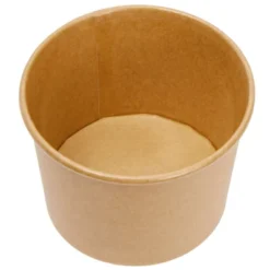 Juvale 100 Pack Paper Ice Cream Cups, Disposable Dessert Bowls For Sundae Bar, Frozen Yogurt, Brown, 8 Oz -Juvale GUEST 16449f77 4631 4ae8 8bce 653517e2635e