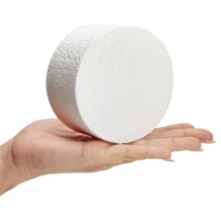 Juvale 9 Pack Foam Circles For Crafts, Polystyrene Cylinders For Floral Arrangements, DIY Projects, 4 X 2 In -Juvale GUEST 1881615a 4fd0 4cf8 a83a 9b1bc15b81a4