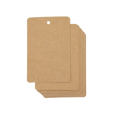 Juvale 200 Pack Large Kraft Paper Gift Tags, Merchandise Tags, For Weddings, Birthdays, Party Favors, Brown, 2 X 4 In 6 Juvale 200 Pack Large Kraft Paper Gift Tags, Merchandise Tags, For Weddings, Birthdays, Party Favors, Brown, 2 X 4 In - Image 6