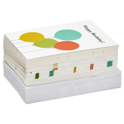 Best Paper Greetings 48 Pack Assorted Blank Happy Birthday Cards Bulk With Envelopes, Greeting Cards With 6 Colorful Designs (4x6 In) 2 Best Paper Greetings 48 Pack Assorted Blank Happy Birthday Cards Bulk With Envelopes, Greeting Cards With 6 Colorful Designs (4x6 In) - Image 2