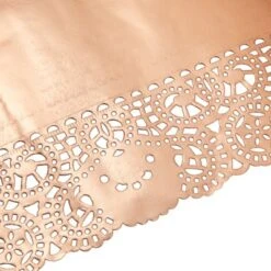 Juvale 60 Pack Lace Disposable Paper Doilies, Rose Gold Foil Placemats 14 X 10 In, -Juvale GUEST 1af3c904 367a 4289 8b48 49d040886317