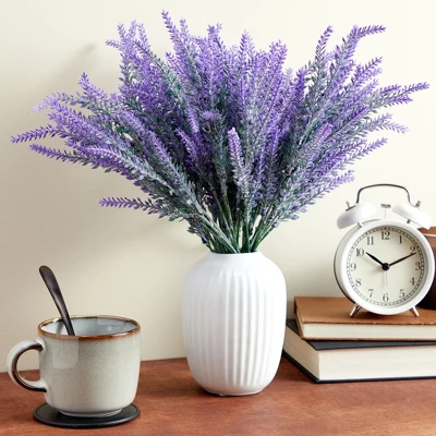 Juvale 12 Bundles Artificial Lavender Flowers For Bouquets, Fake Wild Stems For Wedding, Faux Table Centerpieces (14x2x3 In) 3 Juvale 12 Bundles Artificial Lavender Flowers For Bouquets, Fake Wild Stems For Wedding, Faux Table Centerpieces (14x2x3 In) - Image 3