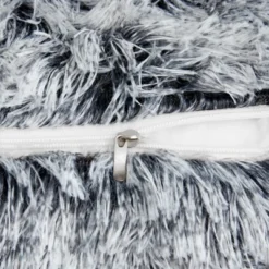 Juvale 2 Pack Decorative Throw Pillow Covers 20x20 In, Blush Gray Faux Fur -Juvale GUEST 1ce2a5b9 c558 4705 9a76 4de432f6b5c5