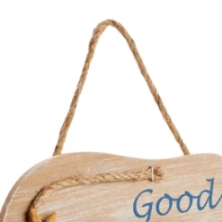 Juvale Wood Flip Flop Slippers Nautical Beach Hanging Wall Sign Home Decor, Good Vibes Only 9"x16" -Juvale GUEST 1d2caa33 443f 4403 b244 39e711a70a7d