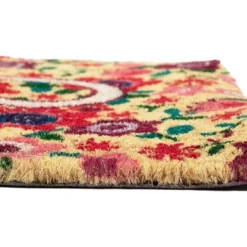 Juvale Natural Coir Hello Spring Door Mat For Front Door Entry, Floral Welcome Non-Slip Rug, 30x17 In -Juvale GUEST 1e1a9ed3 a66b 42e9 b75a 40755f779483