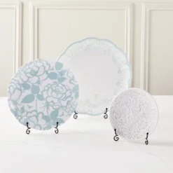 Juvale 4 Pack Black Metal Tabletop Folding Easel, Iron Display Stand Holder For Desk, Picture, Plate, Decor, Wedding, Party, 5 In