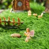 Juvale 8 Piece Miniature Fairy Garden Accessories Outdoor Decor Figurines Kit For Kids, Mini Whimsical Ornaments For Patio, House, Yard Supplies