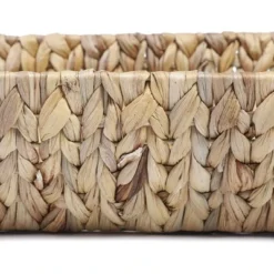 Juvale 2 Pack Natural Brown Hyacinth Storage Baskets With Wooden Handles For Shelves, Decorative Bathroom Organization, 14.5 X 10.5 X 4 In 11 Juvale 2 Pack Natural Brown Hyacinth Storage Baskets With Wooden Handles For Shelves, Decorative Bathroom Organization, 14.5 X 10.5 X 4 In -Juvale GUEST 1ecd47f0 ed1d 4fde b581 9b1102abc9e4