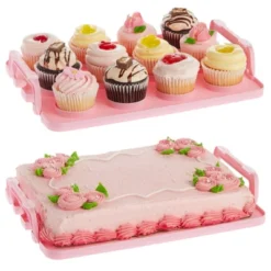 Juvale Clear Plastic 3 Tier Cupcake Carrier Storage Box Holder With Lid For 36 Cakes, 13.5x10.25x10.75 In -Juvale GUEST 1f330e0e 20c3 45e6 bd08 ce2a20b127c8