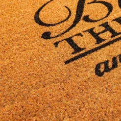 Juvale Blessed Welcome Home Front Door Mat, Natural Coir Rug For Entrance, 1'4"x2'4" -Juvale GUEST 2034079c eb62 45ab 8384 c3fb05510304