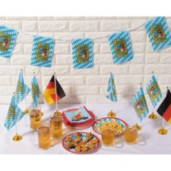 Juvale Bavarian Oktoberfest String Flags, Decorative Pennant Banner (80 Feet)