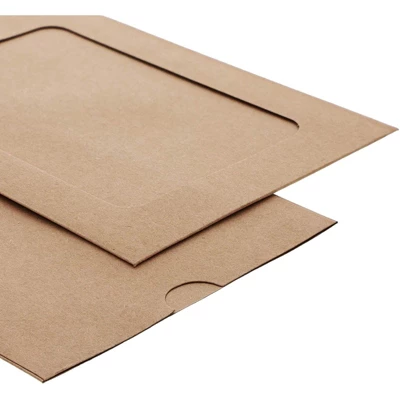 Cardboard Paper Picture Frame DIY Hanging Kit (50 Pack) 5X7 Inch, Kraft 3 Cardboard Paper Picture Frame DIY Hanging Kit (50 Pack) 5X7 Inch, Kraft - Image 3