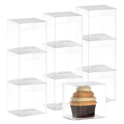 Juvale 50-Pack 3x3x3 Clear Boxes, Small Plastic Gift Boxes For Wedding Favors, Bridal And Baby Showers, Birthdays, Easter 12 Juvale 50-Pack 3x3x3 Clear Boxes, Small Plastic Gift Boxes For Wedding Favors, Bridal And Baby Showers, Birthdays, Easter -Juvale GUEST 23334880 7954 422c 8f60 c706d342afa4