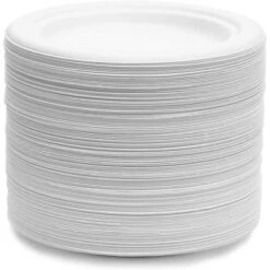 Juvale 125 Pack Small Sugarcane Bagasse Plates, Round Dessert & Appetizer Serving Platter For Wedding Party, White, 6 In 6 Juvale 125 Pack Small Sugarcane Bagasse Plates, Round Dessert & Appetizer Serving Platter For Wedding Party, White, 6 In -Juvale GUEST 23f7891f e9ce 4fde b6ff 11a5dba07aa6