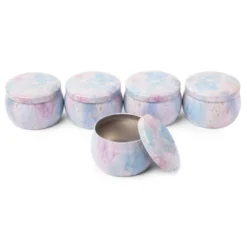 Juvale 20 Pack Round Metal Candle Tin Jars With Lids, Multipurpose Storage Containers For Kitchen Pantry, 3 X 2 In -Juvale GUEST 2559b52d 82ff 4658 8164 f93fe84bcd61