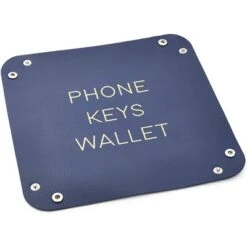 Juvale Leather Catchall Valet Decorative Tray For Phone, Keys, Wallet (Navy Blue, 6.9 X 2.2 In) -Juvale GUEST 25be03c6 01db 491b 907f 3c919ac268a4