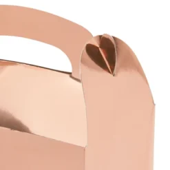 Blue Panda 24 Pack Rose Gold Gable Party Favor Boxes For Wedding, Birthday Party, Baby Shower, Small Boxes For Gifts, Treats, 6 X 3.5 X 3.5 In -Juvale GUEST 25f48ce9 b649 4930 bf43 62172789cfef