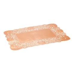 Juvale 60 Pack Lace Disposable Paper Doilies, Rose Gold Foil Placemats 14 X 10 In, -Juvale GUEST 274fbd8e 0cf6 458e b66c d155deb92070