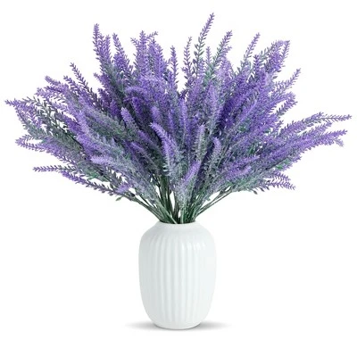 Juvale 12 Bundles Artificial Lavender Flowers For Bouquets, Fake Wild Stems For Wedding, Faux Table Centerpieces (14x2x3 In) 5 Juvale 12 Bundles Artificial Lavender Flowers For Bouquets, Fake Wild Stems For Wedding, Faux Table Centerpieces (14x2x3 In) - Image 5