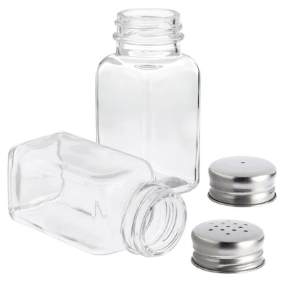 Juvale 24-Pack Square Glass Salt And Pepper Shakers Dispenser, 2-Ounce, Clear 6 Juvale 24-Pack Square Glass Salt And Pepper Shakers Dispenser, 2-Ounce, Clear - Image 6